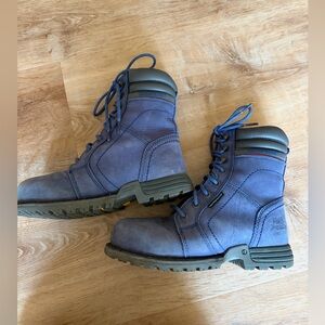 Purple CAT women’s work boots